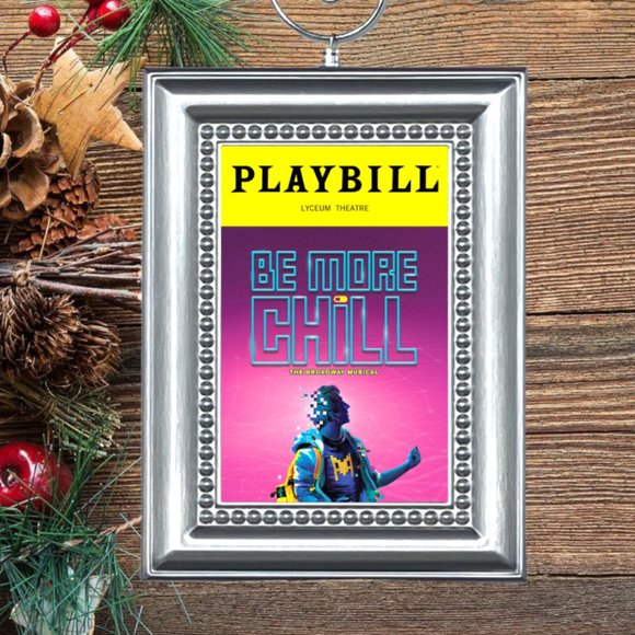 Be More‎ Chill Broadway Musical Playbill Christmas Tree Ornament - Picture 1 of 3